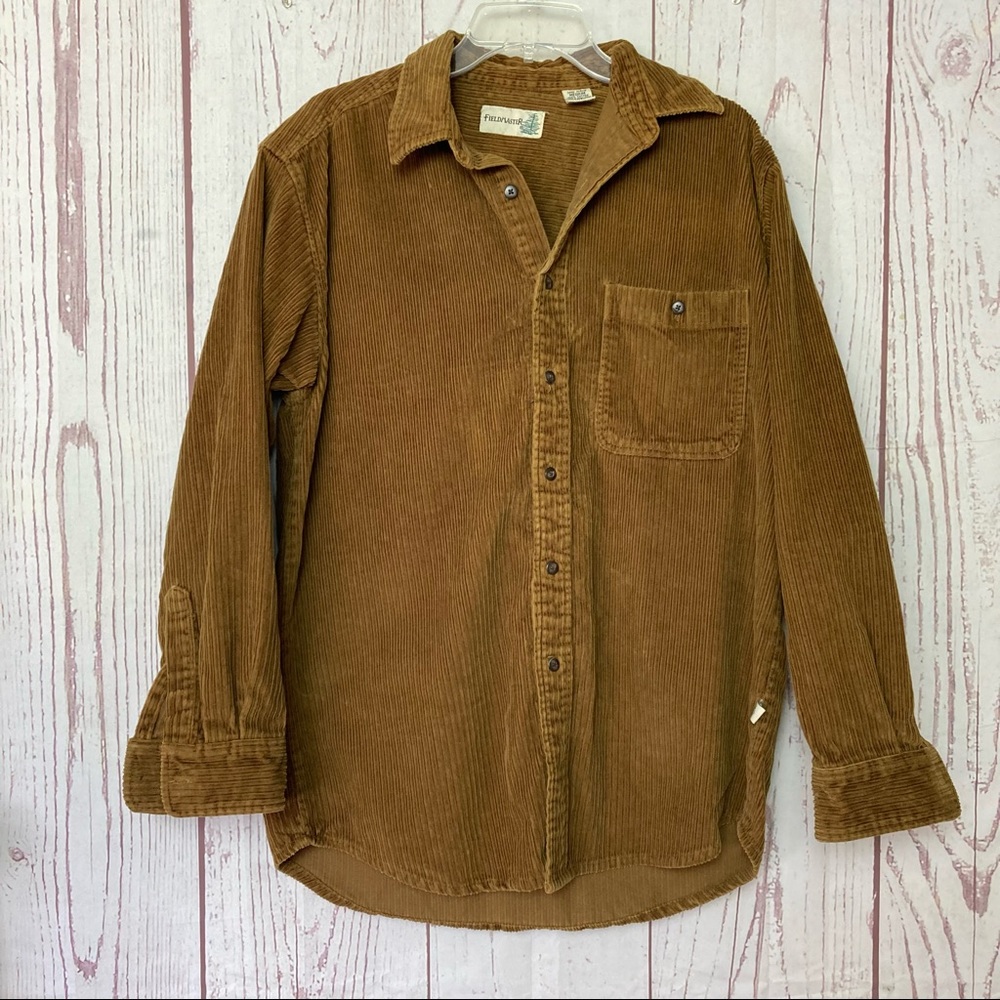 Vintage Heavy Duty Corduroy Button Shirt Jacket